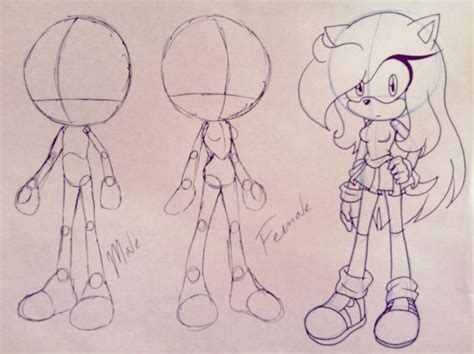 They Way I Draw Sonic People By Magicalpouchofmagic On Deviantart