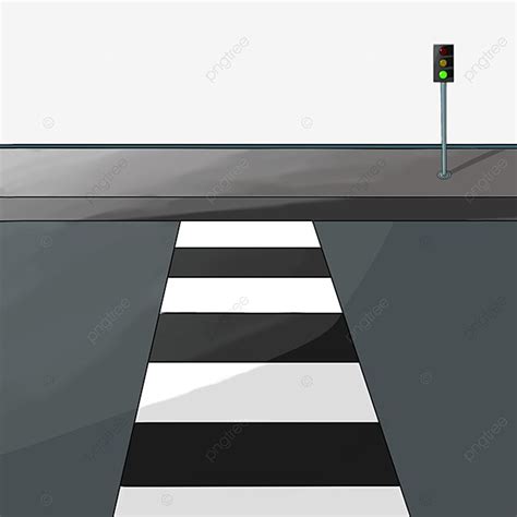 Cartoon Zebra Crossing Png Picture Hand Drawn Cartoon Zebra Crossing