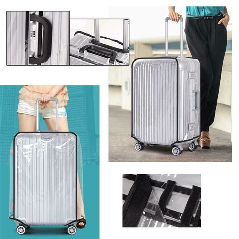 18 30 Waterproof Protective Transparent Luggage Suitcase Cover Case