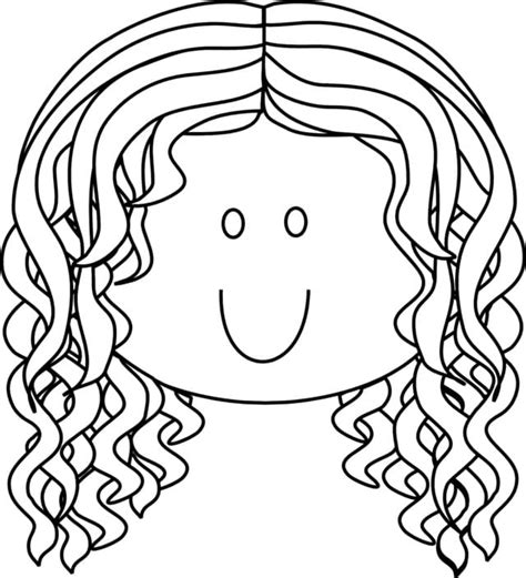 Girl Face Coloring Page Free Printable Coloring Pages For Kids