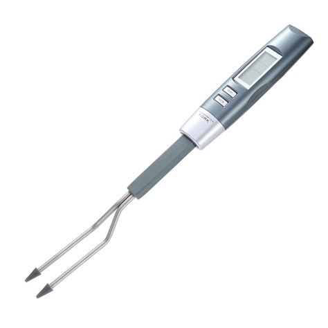 Digital Food Thermometer Porbe Fork With Back Lit Led Display