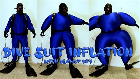 Scuba Diver Blowup Suit Inflation Youtube