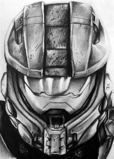 Halo 4 By Mailjeevas33 On Deviantart Halo Video Game Drawings Halo 4