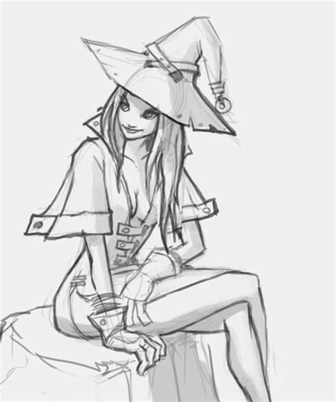 Learn How To Draw Anime Manga Girl Female A Witch Step