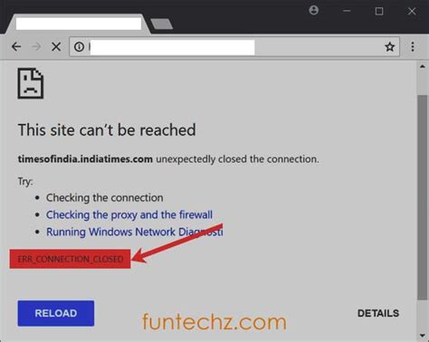 Err Connection Closed Error Fix In A Minute On Chrome