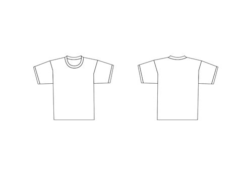 T Shirt Printable Template Cliparts Co