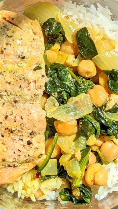 Salmon Chickpea Coconut Curry Recipe The Radiant Abode