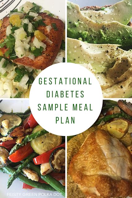 Gestational Diabetes Sample Meal Plan New On Feisty Life Media