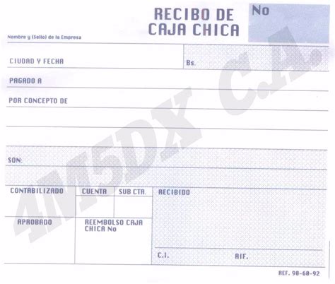 Formato De Recibo Oficial De Caja Image To U