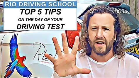Top 5 Tips On The Day Of Your Driving Test Driving Driving School