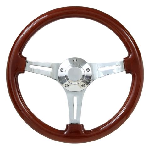 49 57 Ford Pick Up 14 Wood Billet Polished Steering Wheel Set Adapter