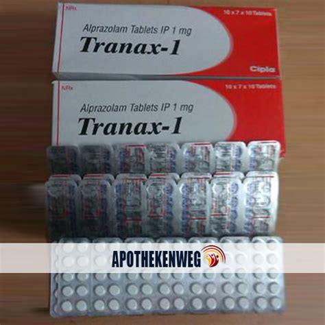 Tranax 1 Mg Alprazolam Von Cipla Online Kaufen Apothekenweg