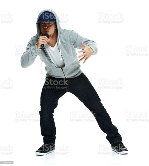 Rapper Singing With Microphone Stock Photo Download Image Now Rap
