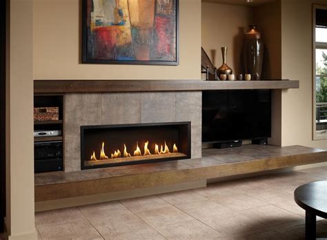 Fireplacex 4415 Ho Greensmart Linear Gas Fireplace Contemporary