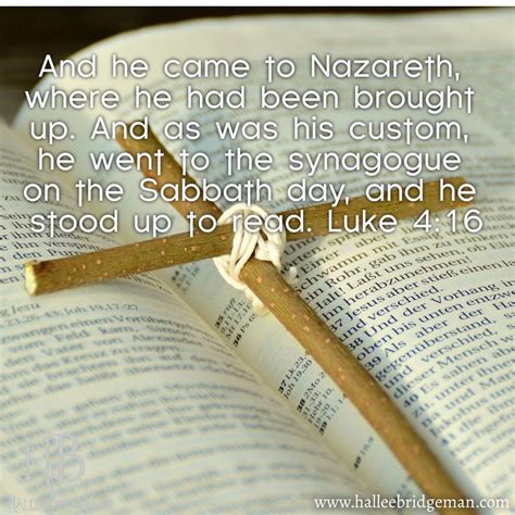 And He Came To Nazareth Where He Had Been Brought Up And As Was His