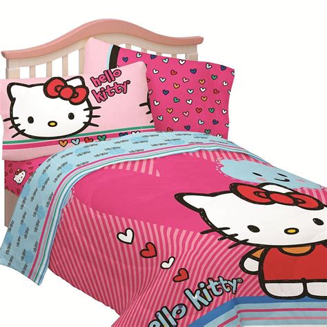 Hello Kitty Bed Set Full Size Full Bedding Sets Pink Sheet Set
