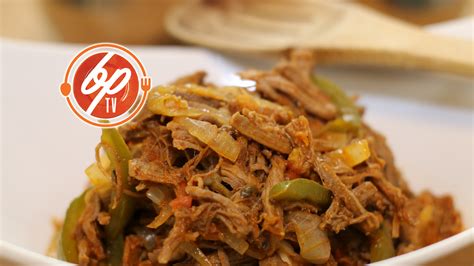 How To Make Ropa Vieja Latin Shredded Beef Stew Buen Provecho Television