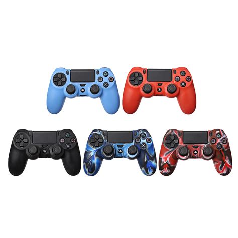 2 In 1 Soft Silicone Rubber Case Cover For Sony Play Station Dualshock