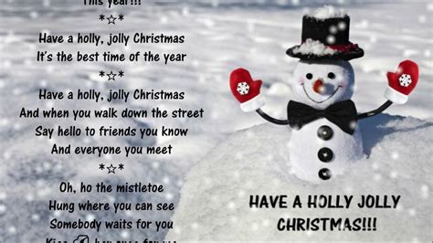 Have A Holly Jolly Christmas Burl Ives Youtube