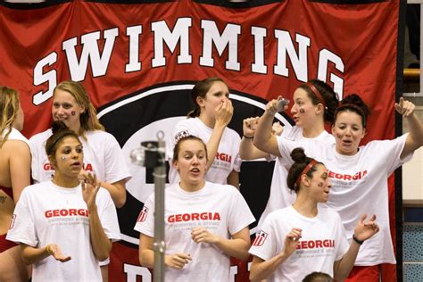 Its A Dawg Party Again Cscaa Ncaa Division I Womens Swimming And
