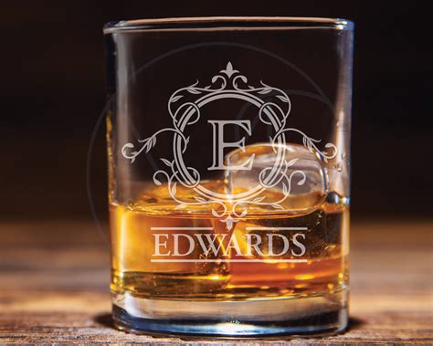 Custom Engraved Whiskey Glass — Ms Designs
