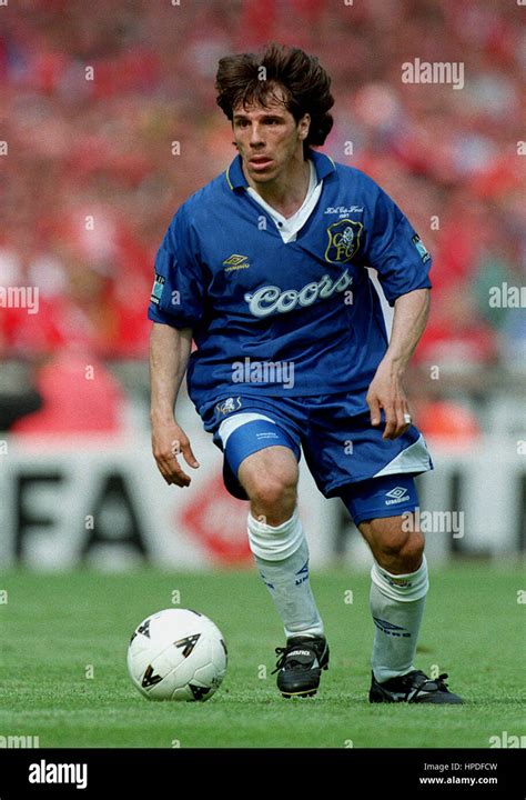 Gianfranco Zola Chelsea Fc 20 June 1997 Stock Photo Alamy