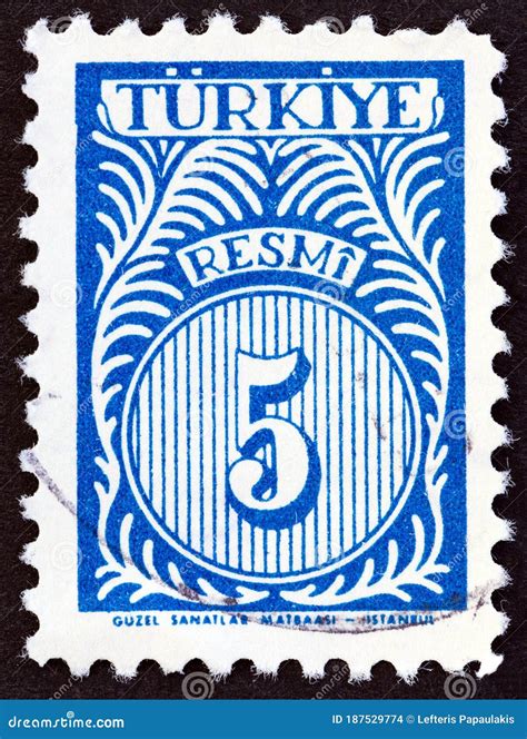 Turkey Circa 1965 A Stamp Printed In Turkey From The Cultural