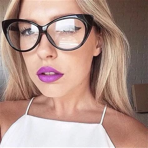 Buy 2018 Cat Eye Glasses Frame For Womens Eyeglasses