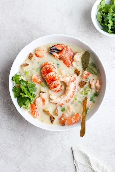 Ultimate Dairy Free Chunky Seafood Chowder 4 The Wooden Skillet