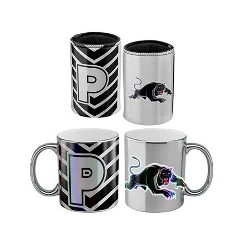Panther Shop Penrith Panthers Metallic Mug And Can Cooler