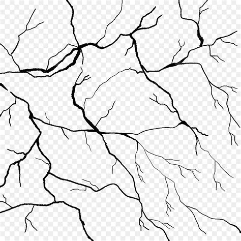 Realistic Natural Ground Cracks Ground Drawing Cracks Drawing Ground