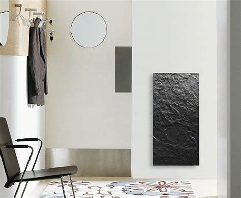 Radiateurs cuisine pour le chauffage central? Radiateur décoratif Valderoma en ardoise noir 1300W