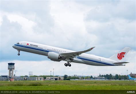 Air China Takes Delivery Of Its First Airbus A350 900 Tv Total