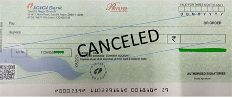 How To Cancel A Cheque Cancelled Cheque Gst Portal India