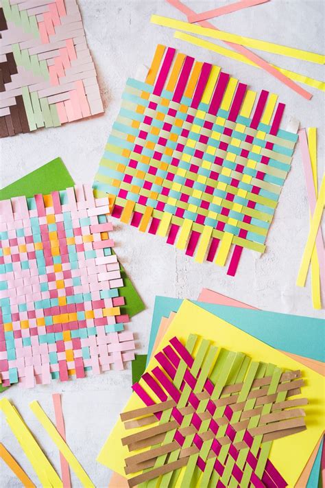 Quarantine Creativity Paper Weaving From Craft The Rainbow Paper