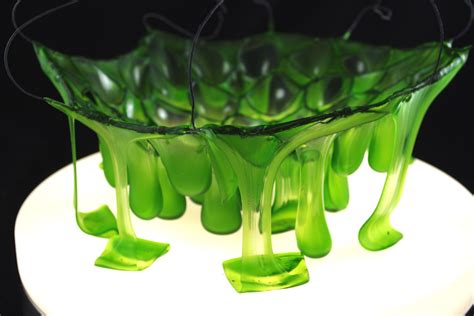 Green Melted Glass Bowl Glass Bottles Art Fused Glass Art Kiln Glass
