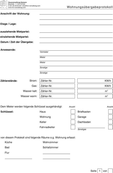 Daher sollte es die folgenden punkte enthalten: 20 Ideen Für Wohnungsübergabeprotokoll Pdf - Beste ...