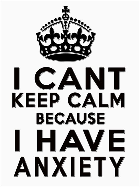 I Cant Keep Calm Because I Have Anxiety Pullover Hoodie For Sale By Masonsummer Redbubble