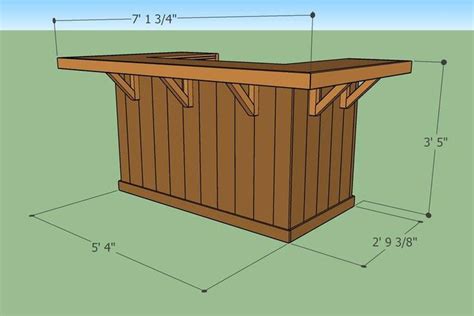 Outdoor Bar Plans Woodworking Plans Woodworking Projects Digital