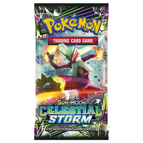3 booster packs 30 cards total| value pack, 3 blister packs of random cards | branded pokemon expansion packs 4.2 out of 5 stars 4,192 $24.50 $ 24. Pokemon Sun & Moon Celestial Storm 10-Card Booster Pack
