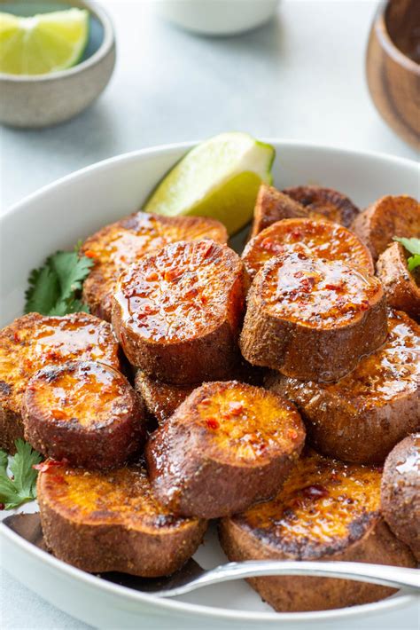 Sweet And Spicy Mexican Roasted Sweet Potatoes Gluten Free Paleo