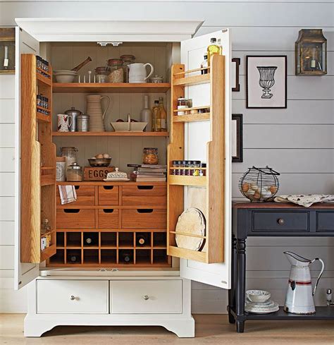 We used performance fabrics, thibaut on the. 24 Beautiful And Functional Free Standing Kitchen Larder ...