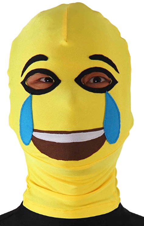 Genuine adidas elasticated face mask cover x1 blue/white size m/l. Tears of Joy Emoji: Amazon.com