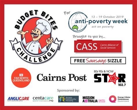 Budget Bites Challenge Anti Poverty Week