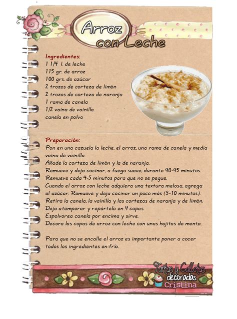 Recetas De Cocina En Ingles Arroz Con Leche My Xxx Hot Girl