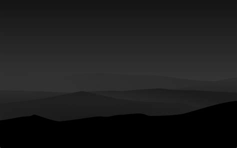 1440x900 Resolution Dark Minimal Mountains At Night 1440x900 Wallpaper