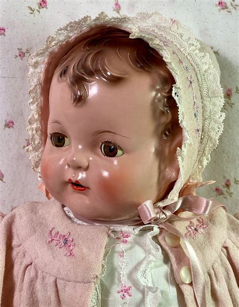 Rare 1930s Effanbee Early Sugar Baby 20 Composition Doll
