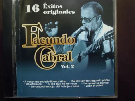 Facundo Cabral Cd Vol2 16 Exitos Originales Mercadolibre