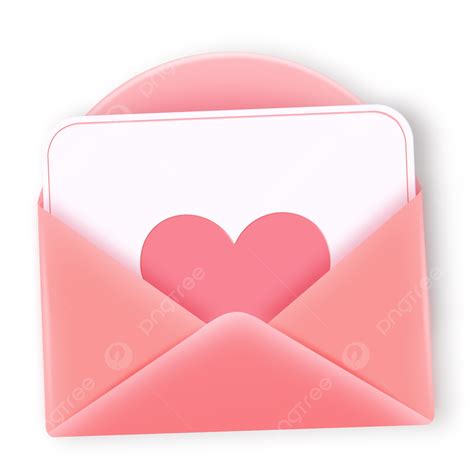 Valentines Day Envelope Clipart Png Images Valentines Day Pink