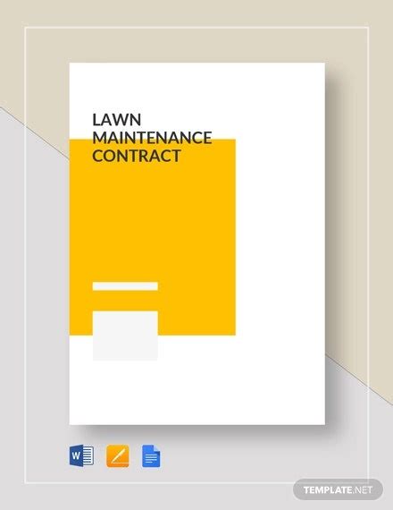 Free 9 Lawn Service Contract Templates In Pdf Ms Word Apple Pages